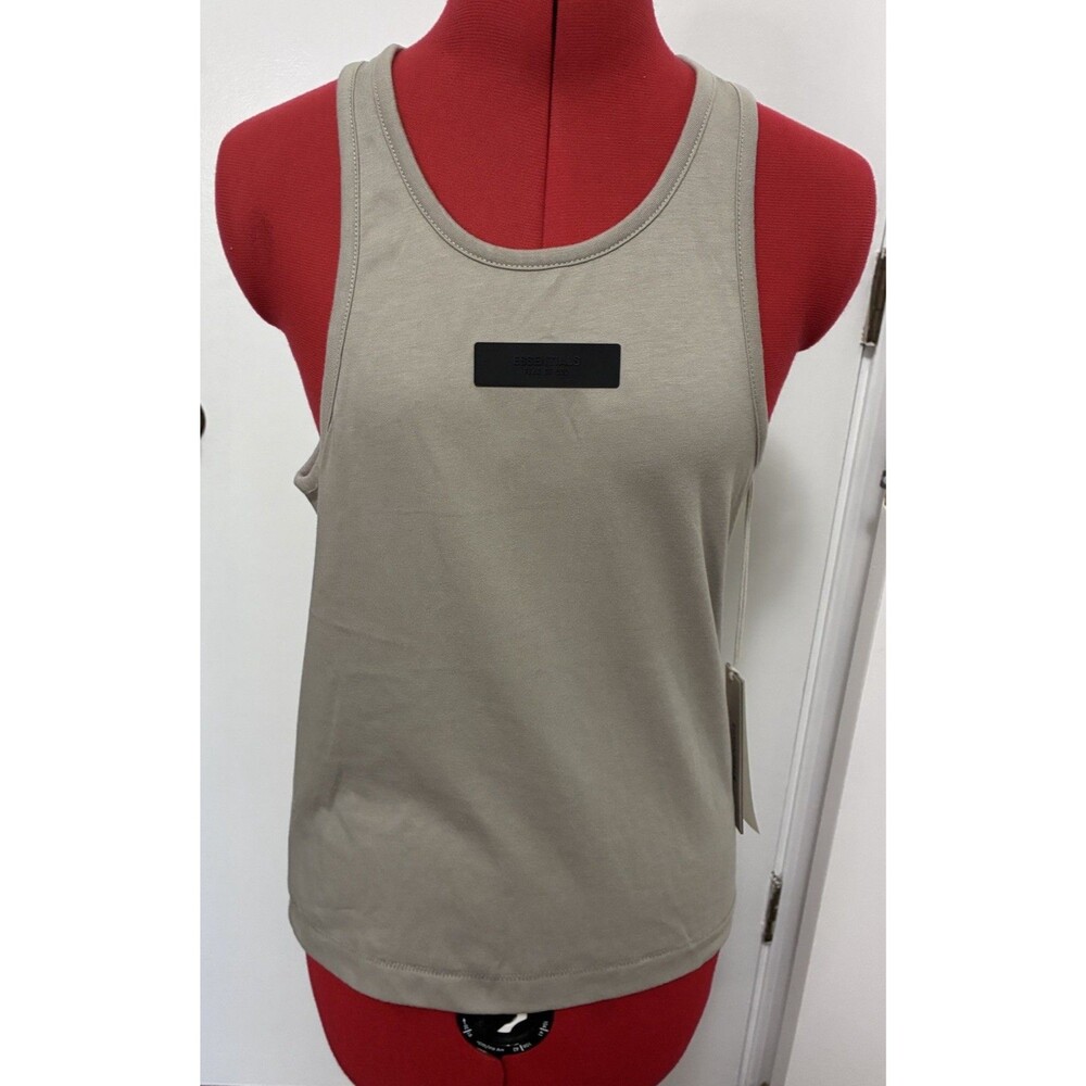 Fear Of God Essentials Beige Tank Top Size XS NWT